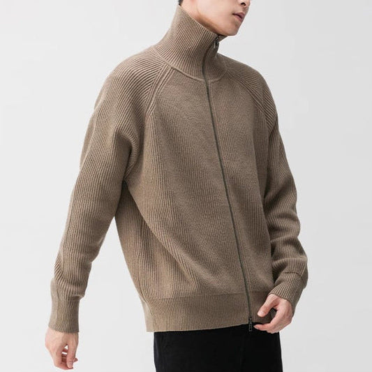 Aspen | Ribbed Zip-Up Sweater