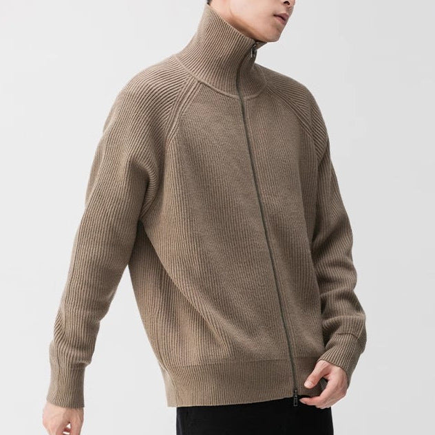 Aspen | Ribbed Zip-Up Sweater